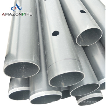 110mm 125mm PVC borehole casing plastic pipes